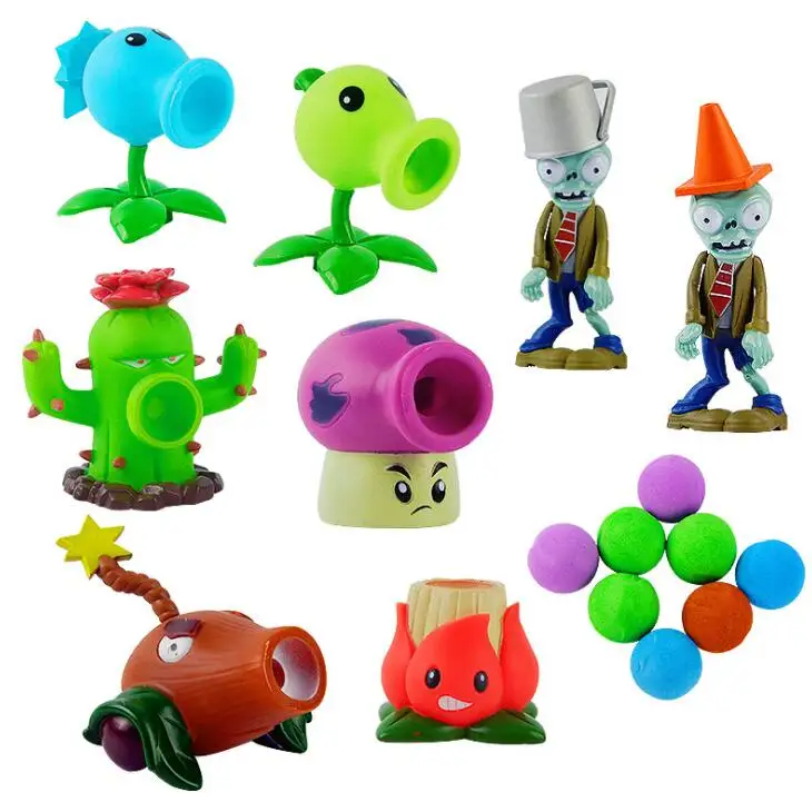 Экшн фигурка зомби Peashooter PVZ 35 видов модель растения игрушка подарки игрушки для