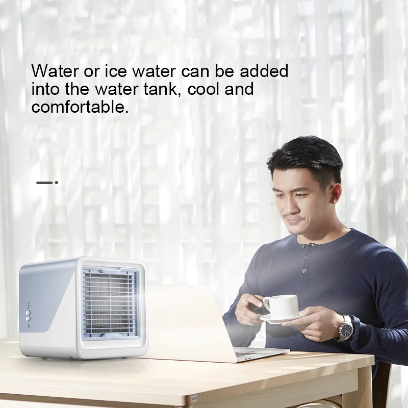 Хороший Здоровый USB кондиционер с водяным охлаждением маленький настольный