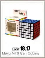 Qiyi Qidi 2x2x2 магический скоростной кубик Карманный головоломка без наклеек Профессиональный скоростной кубик 2х2 образовательные забавные игрушки для детей