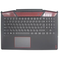 5cb0n67246 for lenovo ideapad y720 15isk laptop keyboard plamrest upper case assmebly ru layout with backlit tested