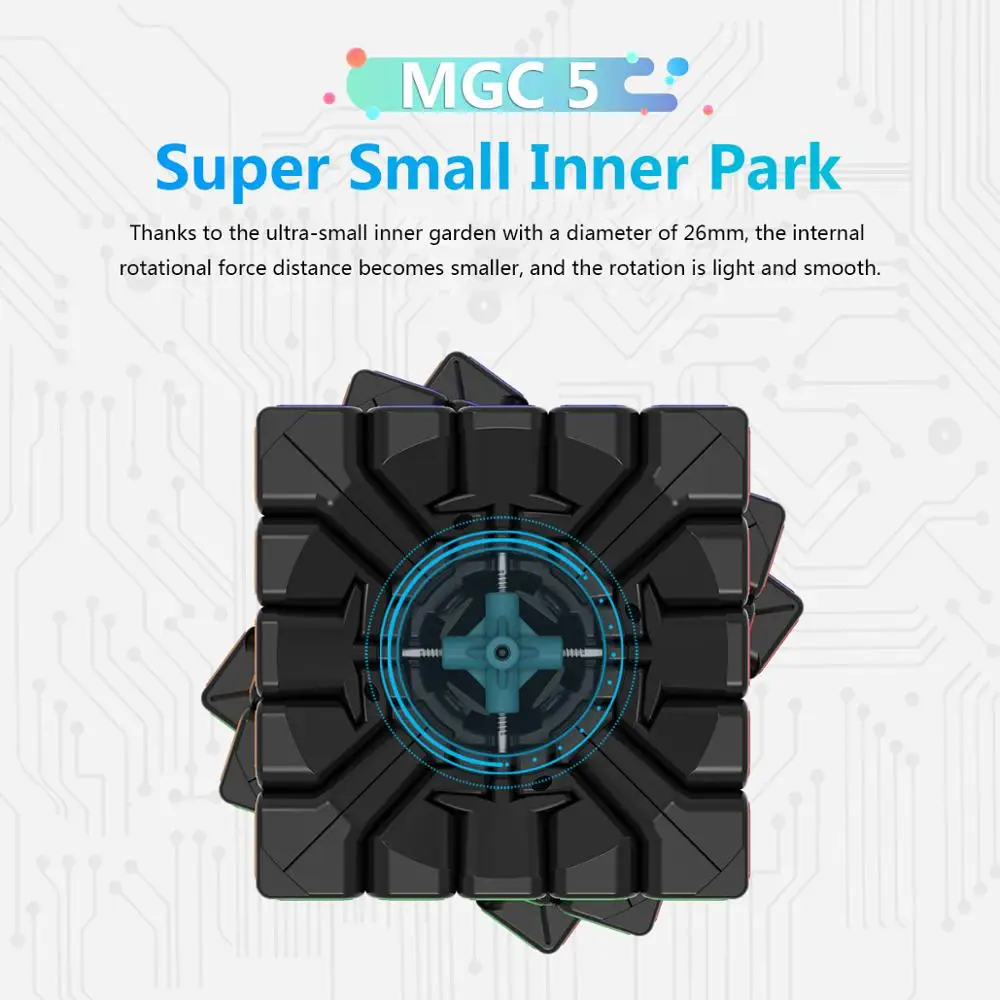 Yongjun MGC 5 5x5x5 волшебный Магнитный куб YJ MGC5 5x5 Магниты скоростные кубики