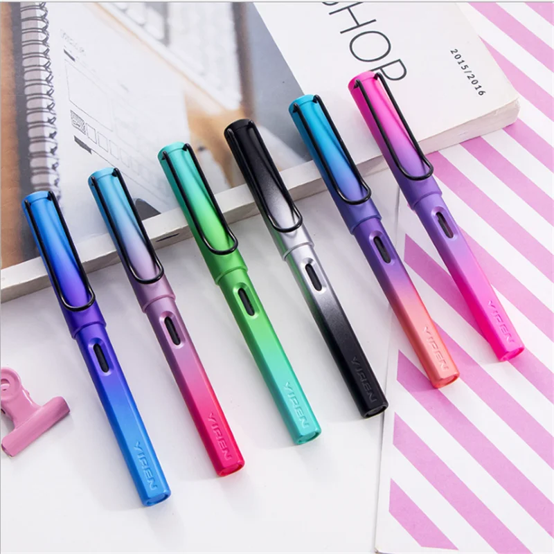 Перьевая ручка 2019 различных цветов школьные и офисные канцелярские