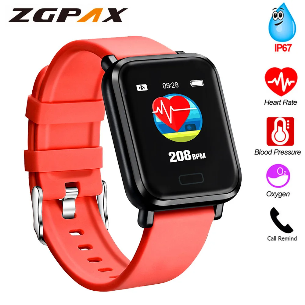 Новые смарт часы Ko6 пульсометр монитор артериального давления пуш сообщение сна