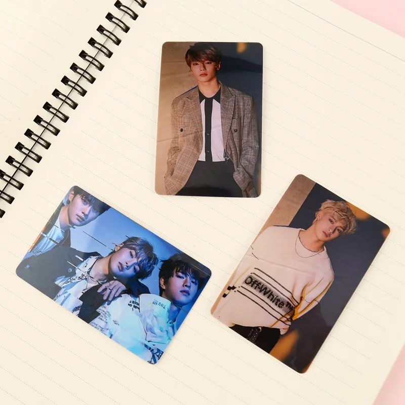 10 шт./компл. KPOP Stray Kids альбом желтая древесина Lomo карты фото карты наклейки фотостудии плакат подарочный канцелярский набор