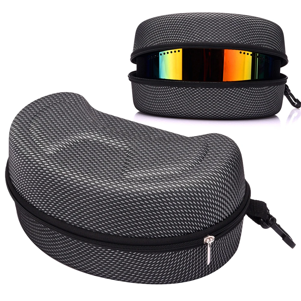 Жесткий уличный чехол на молнии без очков для лыжных Портативный пикника снега EVA