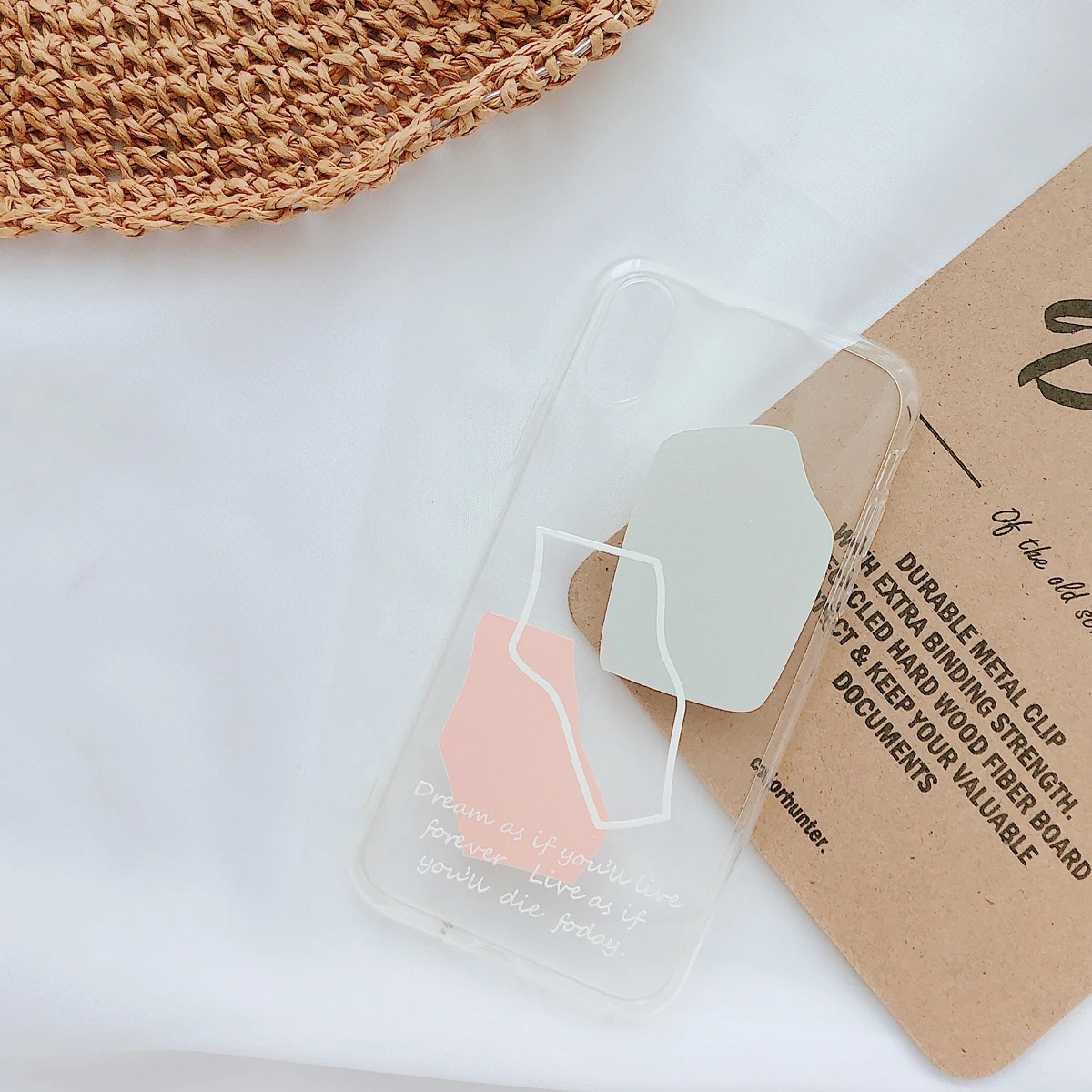 Прекрасный Простой геометрические блоки шаблон чехол для Apple iphone 6 6S 7 8 Plus X XR XS