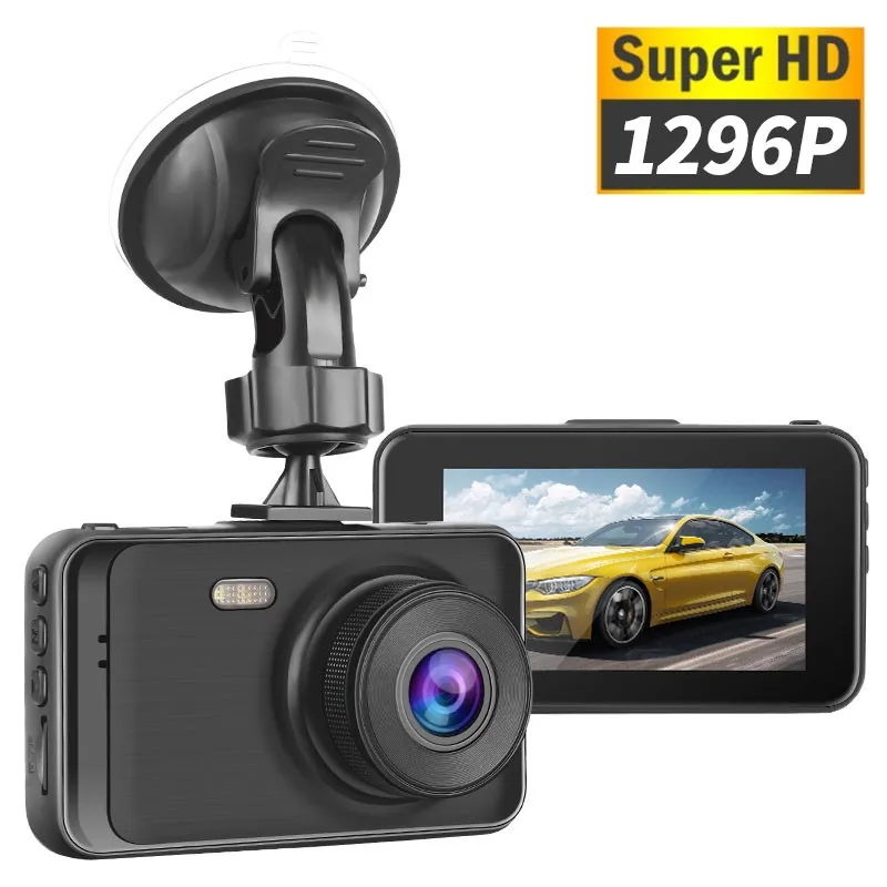 Single lens Семейный Автомобильный видеорегистратор 1080P Dashcam ", супер HD камера заднего вида, Скрытая камера с двумя объективами, видеорегистратор для вождения, 170 градусов - Название цвета: Single lens