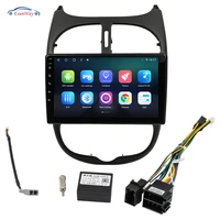 android for peugeot 206 car radio multimedia player gps navigation central control smart big screen 2 din stereo receiver audio