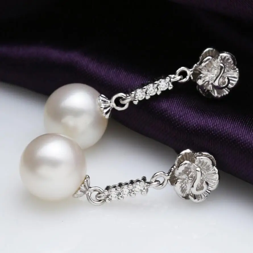 Новинка 1107 + натуральные жемчужные серьги в виде раковины модные изысканные