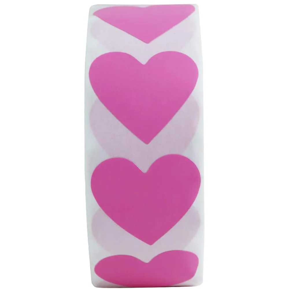 

Наклейки для рукоделия, скрапбукинга, 1,5 дюйма, розовые сердца