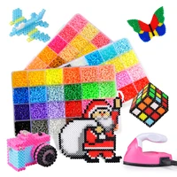 24 colorsbox perler toy kit 2 6mm mini hama beads 3d puzzle diy toy kids adult creative handmade craft toys gift