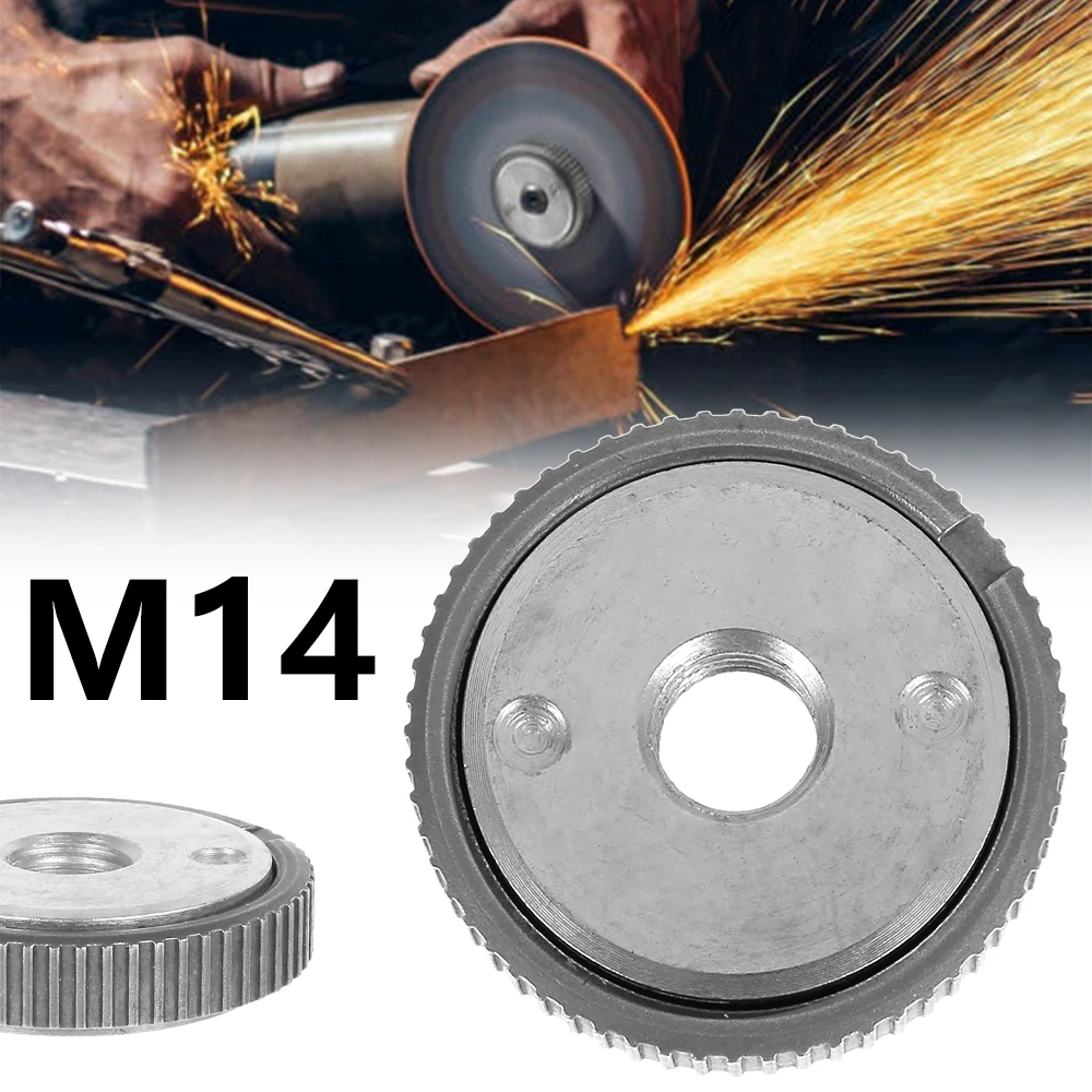 

Locking Plate Chuck for M14 Angle Grinder Chuck Tools Quick Clamping Quick Release Nut Clamp Device Self-locking Pressure Plate