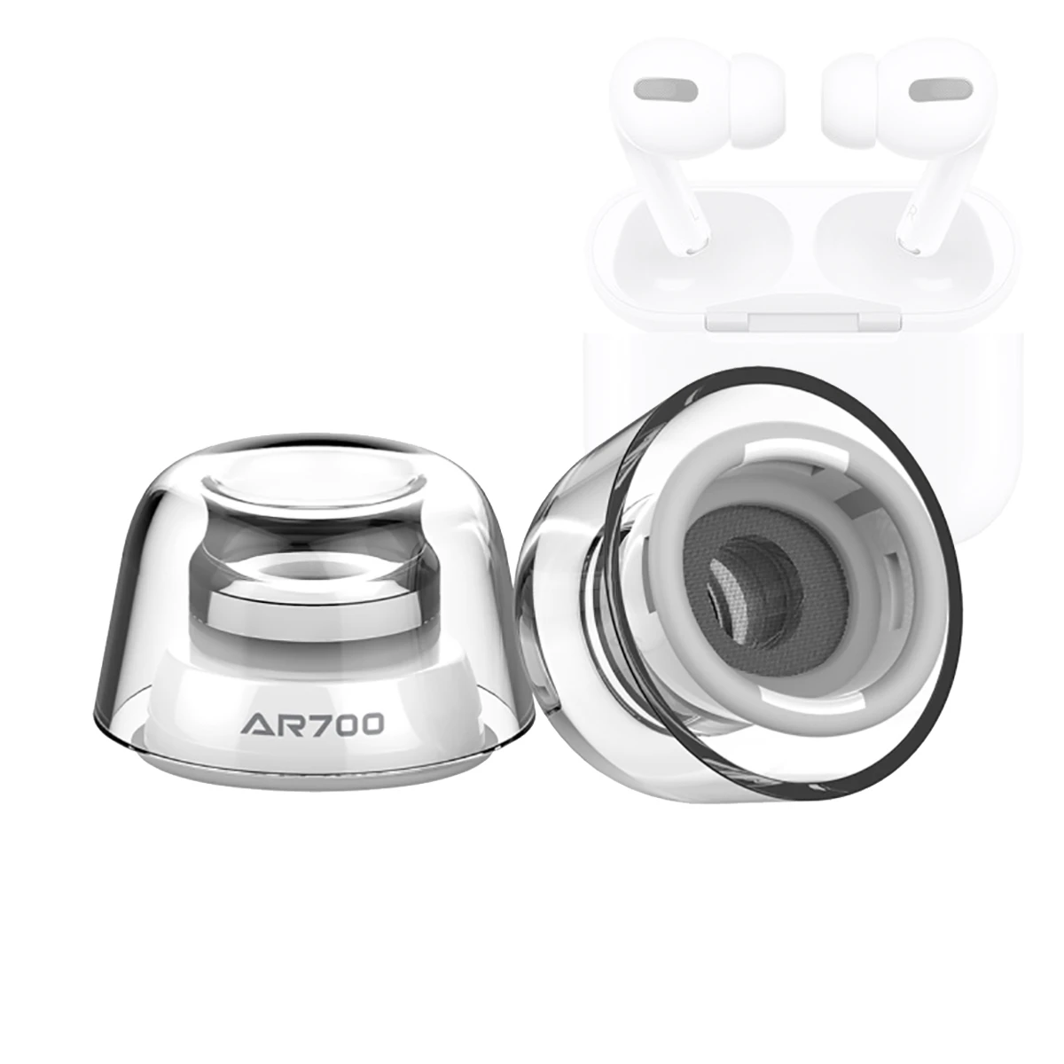

Новые латексные насадки для наушников Apple Airpods Pro, противоскользящие насадки для наушников, защита от выпадения из кожи, защита от пыли, фильт...