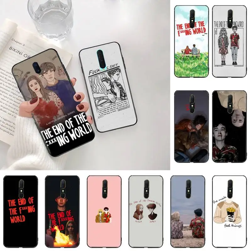 HPCHCJHM The End of the F *** ing World TEOTFW 2 Bling милый чехол для телефона Oppo A5 A9 2020 Reno2 z Renoace 3pro
