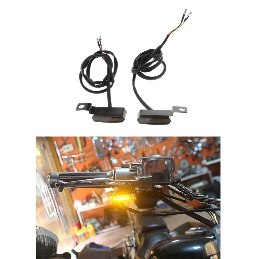 

2x Motorbike Turn Signal Double Side Turn Signal 12V Fit Kawasaki