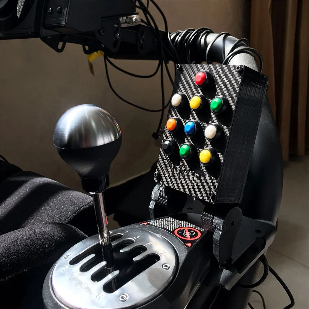 Replacement Carbon Fiber Central Control Panel for Thrustmaster TH8A Center RC Racing Games Accessories | Электроника