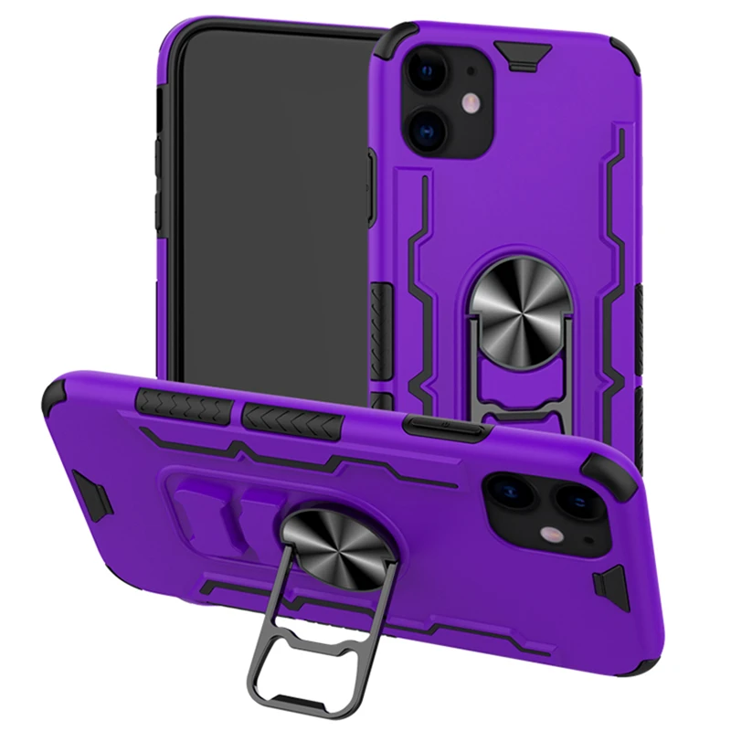 Ударопрочный чехол для iphone 12 XS Max XR 8plus 8 7 plus SE 2020 с кольцом держателем и