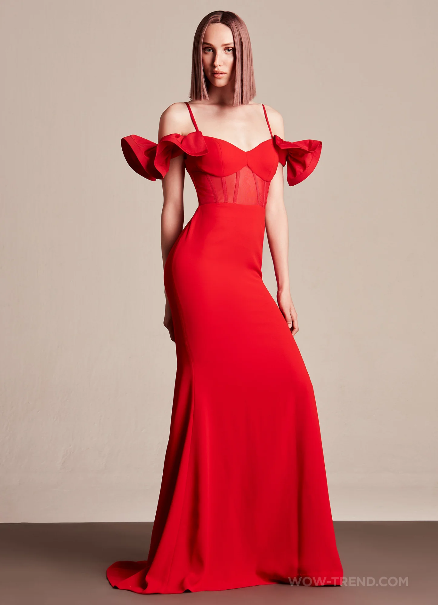 Высококачественное красное сексуальное женское элегантное вечернее платье