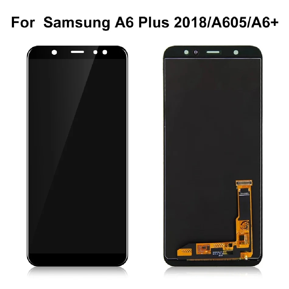 Для Samsung Galaxy A6 Plus 2018 A605F A605FN A605G A605X + ЖК-дисплей сенсорный экран дигитайзер в сборе