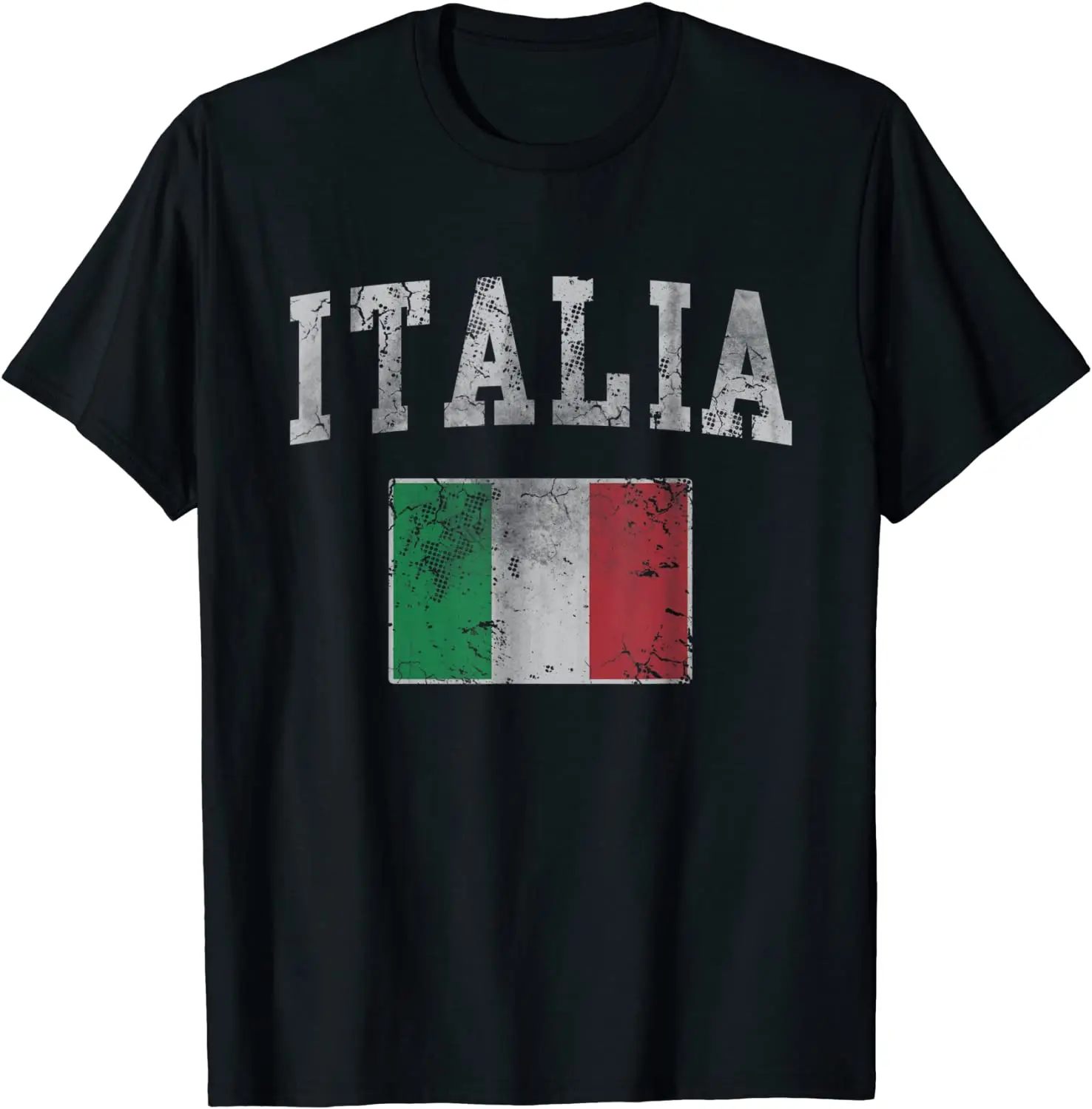

Vintage Italia Italian Flag Italy T-Shirt T-Shirt Men's T-shirt
