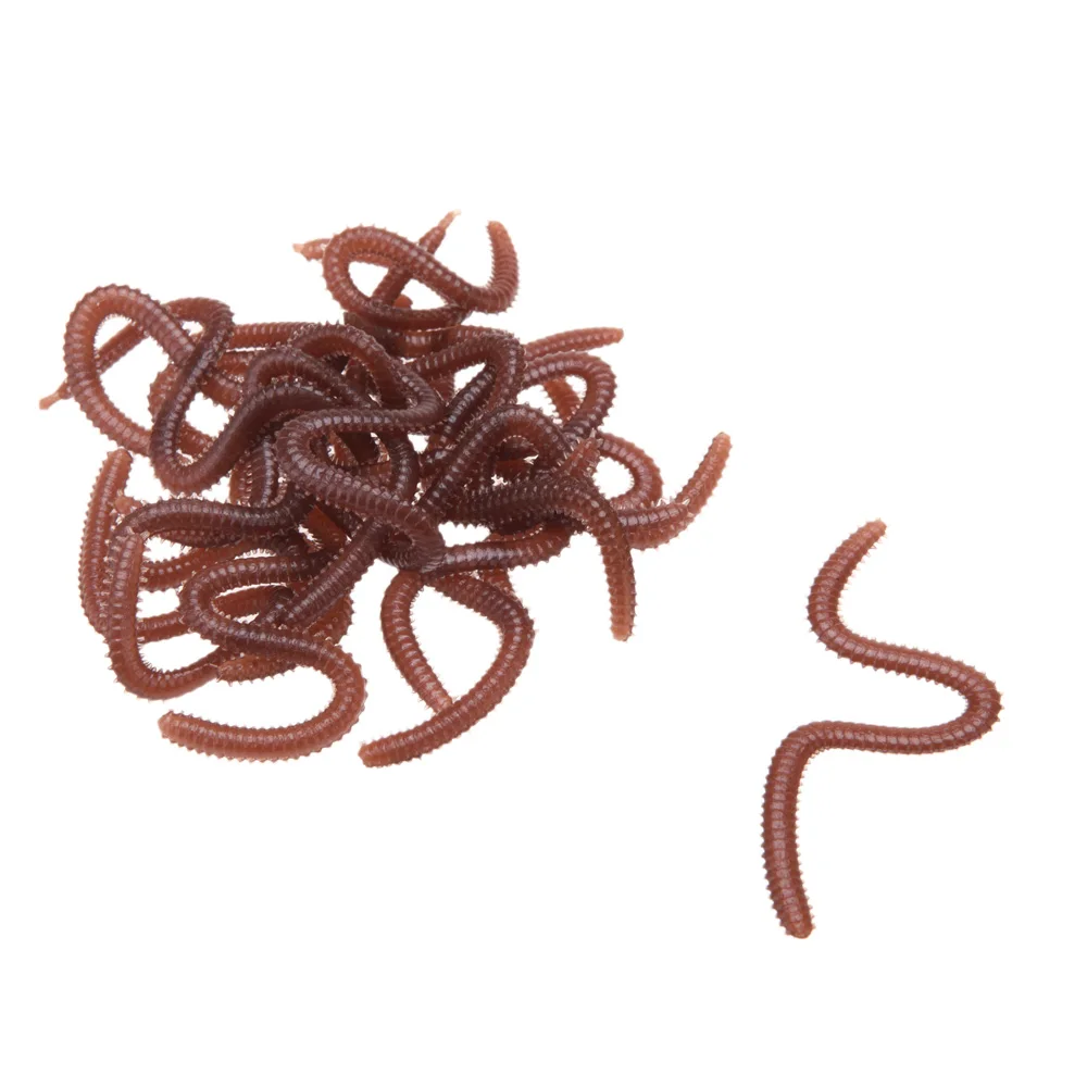 17pcs 10cm Soft Fishing Lure Isca Artificial Worms Baits Fishy Smell Lures with Box Pesca | Спорт и развлечения