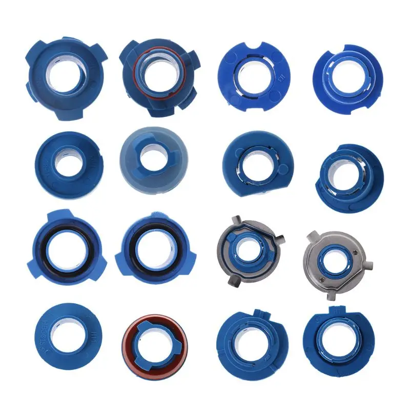 

652F 2pcs LED Headlight Bulb Base Adapter Socket Holder 880/HB4/HB3/H11/H7/H4/H3/H1 for Car Halogen Headlamps