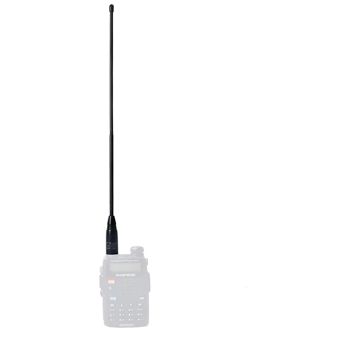 

HYS Walkie Talkie Antenna SMA-Female Dual Band UHF VHF 144/430MHz Soft Whip Antenna For Baofeng BF-F8HP UV-5R 888S 2 Way Radio