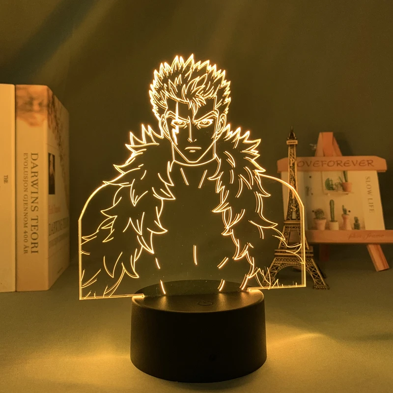 

Manga Fairy Tail Laxus Dreyar Led Lamp for Child Bedroom Decor Night Light Birthday Gift Room Desk Anime 3d Light Fairy Tail