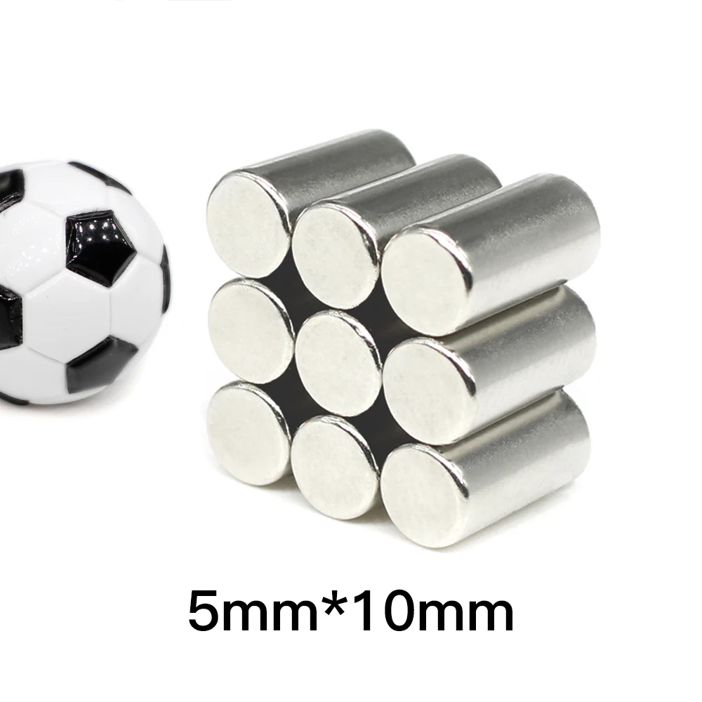 10/20/50/100/150/200/300PCS 5x10 Small Neodymium Disc Magnets 5x10mm 5*10 Round Strong Cylinder Rare Earth Magnet 5mm x 10mm N35 - купить по