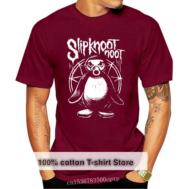 

New Men t-shirt Penguins SLIPKNOOT NOOT tshirt Women t shirt