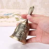 vintage bell hand call bell gold silver multi purpose bells for craft wedding decoration alarm school church classroom bar hotel
