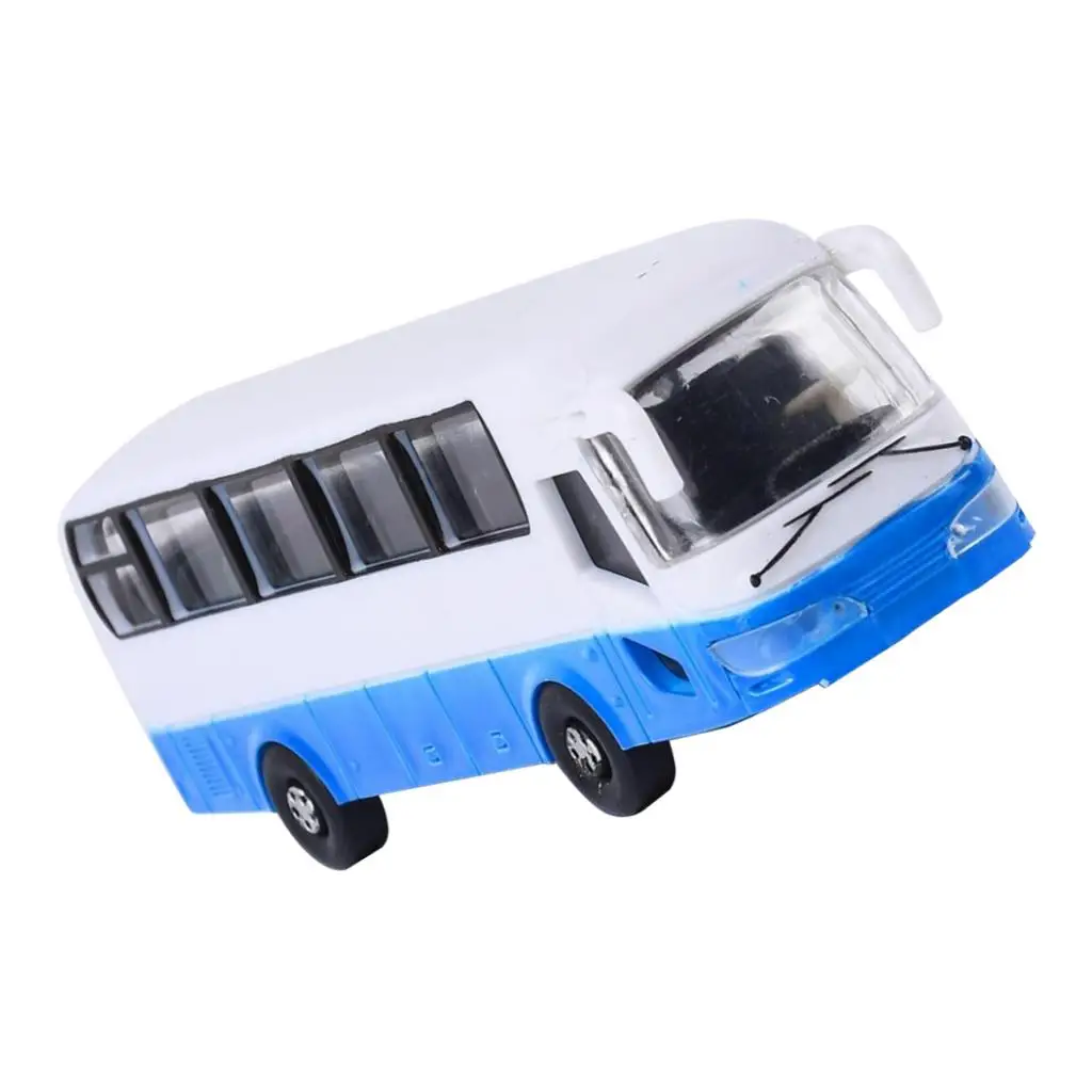 

Mini Model Painted Bus 1:100 Scale Parking Scenery Street Layout