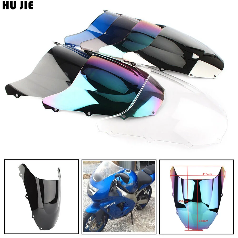 Экран ветрового стекла для мотоцикла с двойными пузырями Kawasaki 1998 1999 Ninja ZX 9R ZX9R ZX900C