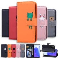 lovely animal flip leather phone case for samsung galaxy a01 a11 a21 a21s a31 a41 a42 a51 a71 a10 a20 a30 a40 a50 a70 card cover