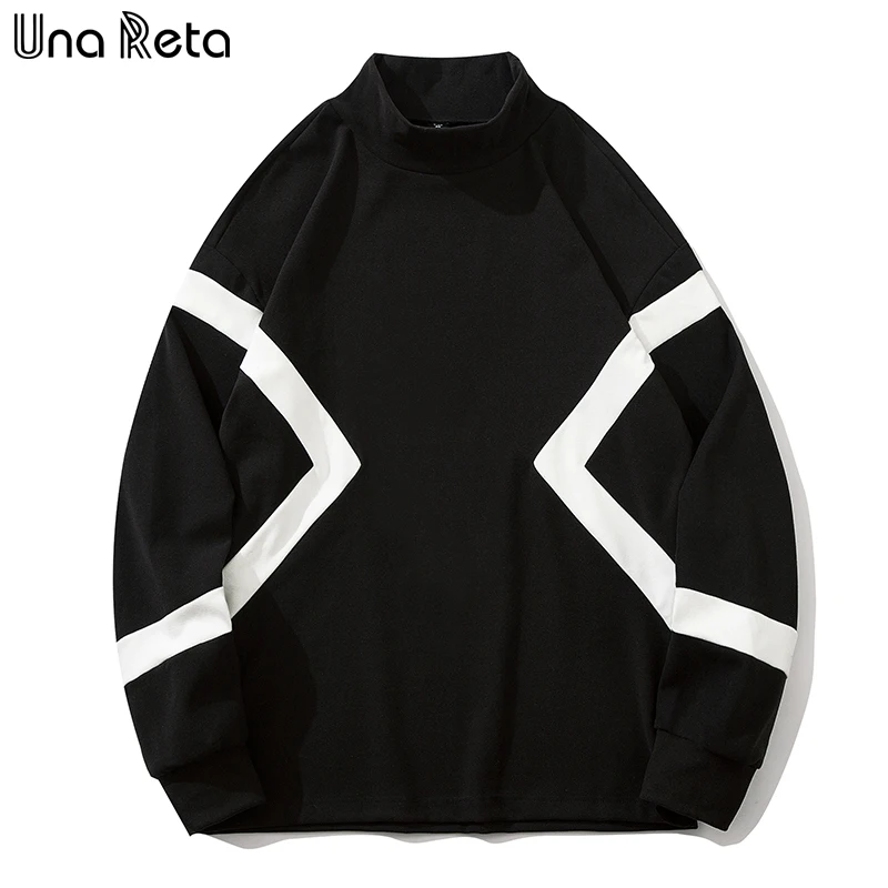 Мужская толстовка UnaReta с высоким воротником новая уличная одежда Мужской пуловер
