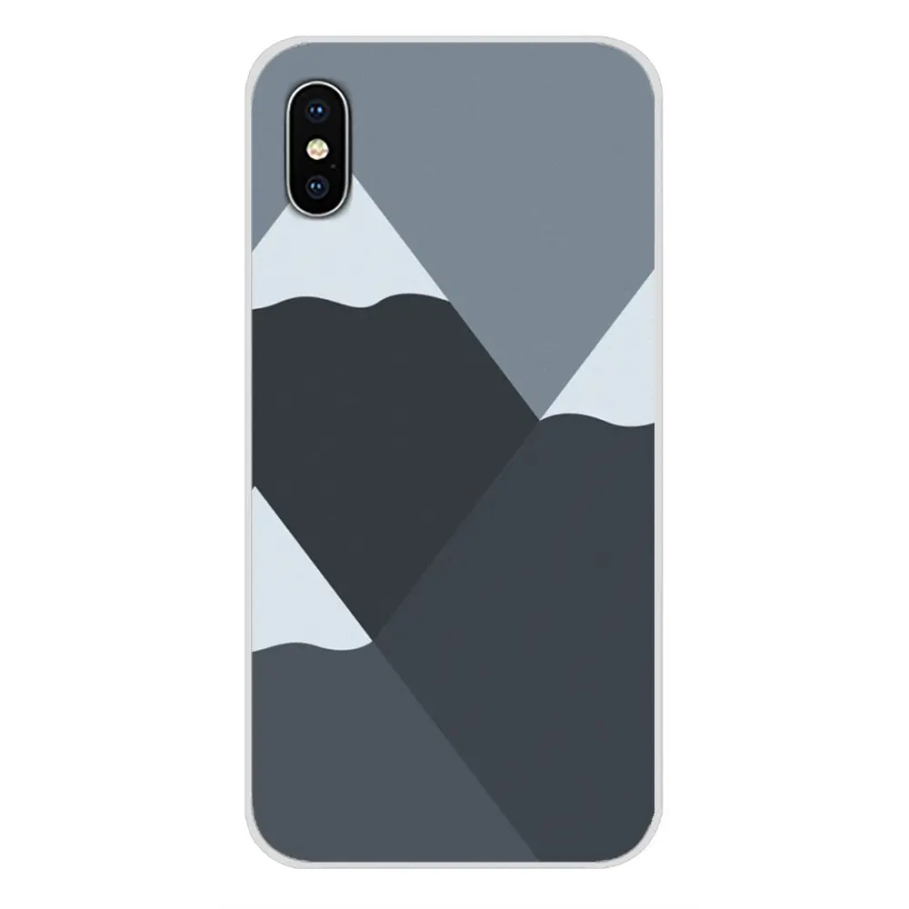 Горы Минимальный аксессуары телефон оболочки чехлы для Huawei мате честь 5X 6X 7 7A 7C 8 9