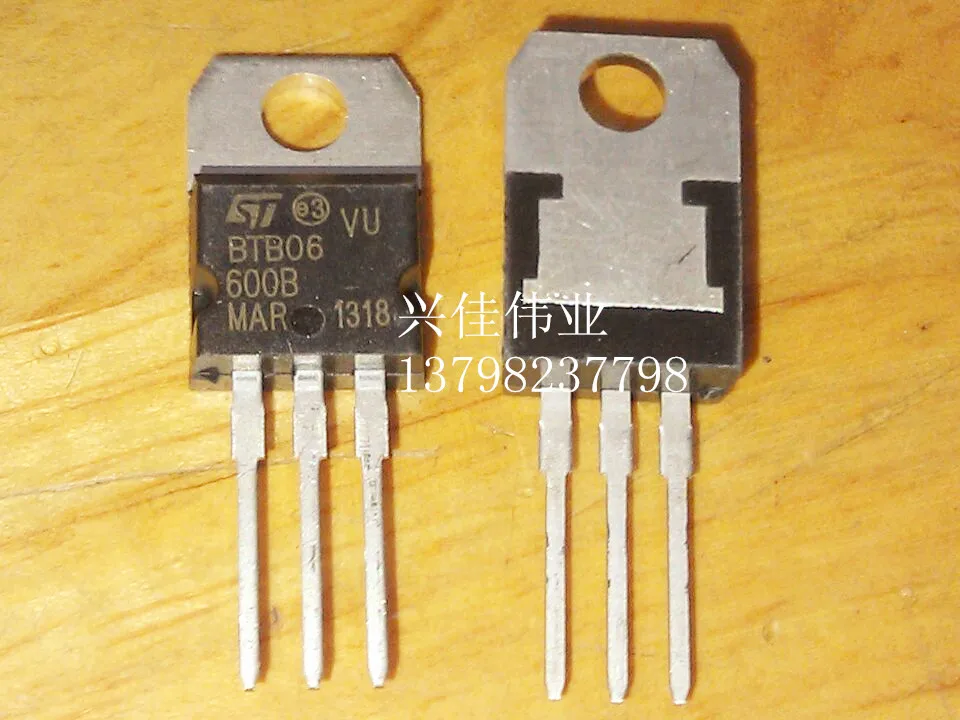 

10 шт., новый Φ triac switch 6A / 600V TO-220