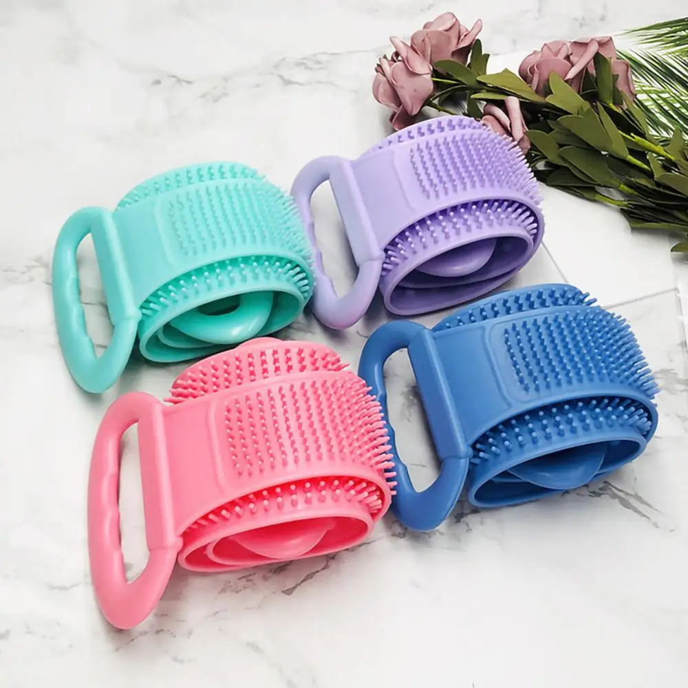 

Silicone Massage Brush Head Massager Bath Back Body Scrubber Rubbing Mud Bath Artifact Dead Skin Removal Bathing Towel