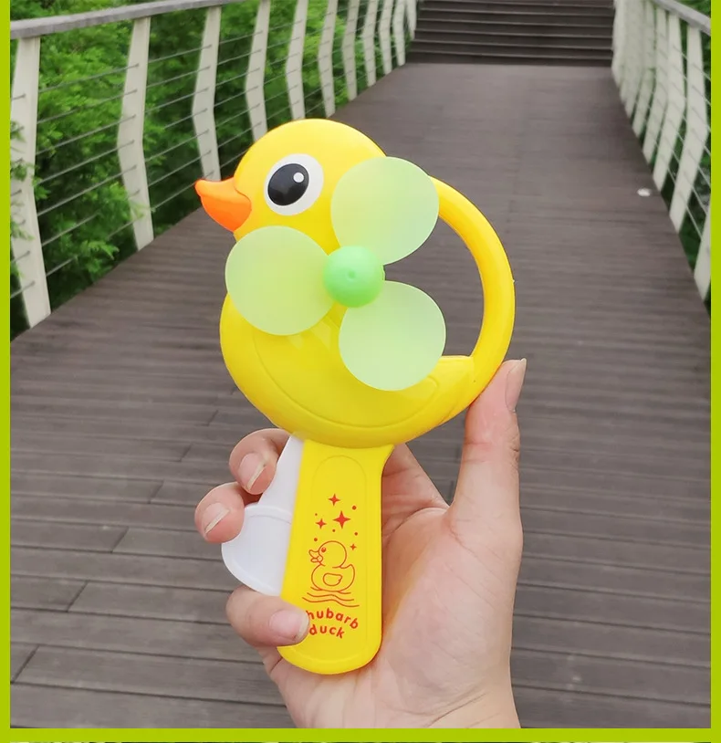 Мини вентилятор ручной работы с мультяшными животными оптовая продажа летних