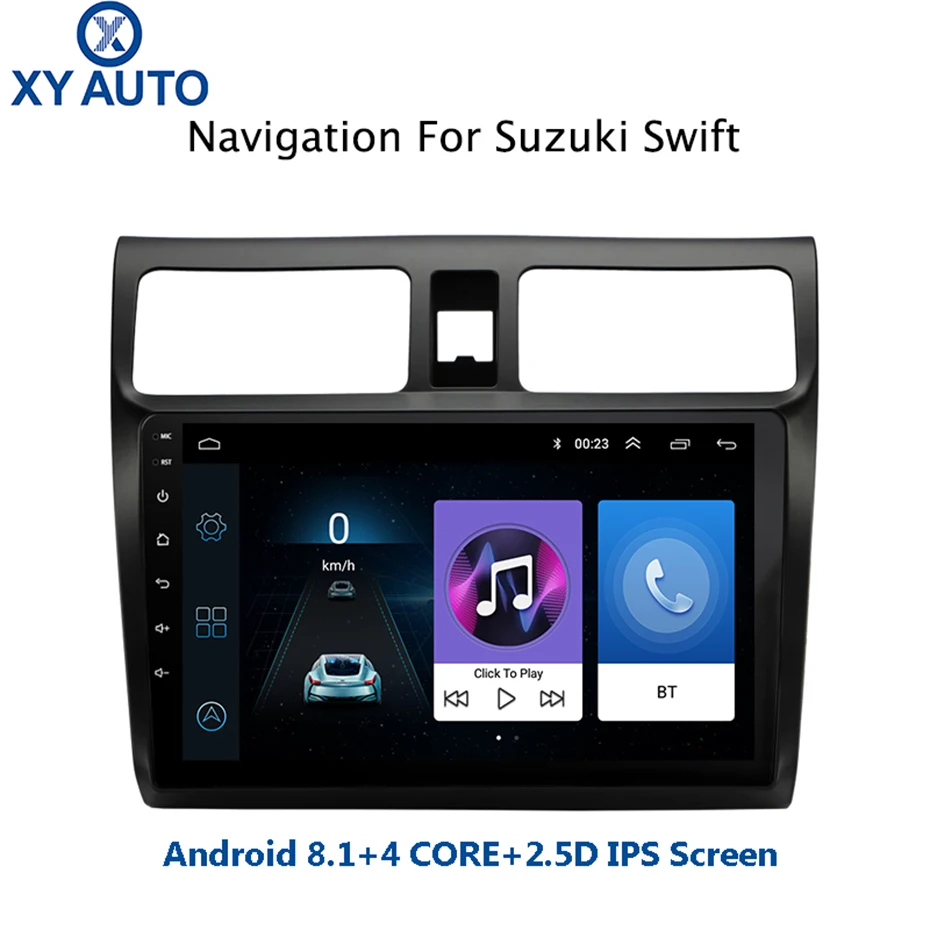 10 1 дюймовый 2.5D IPS закаленный HD мультисенсорный экран Android 2004 NAVI для Suzuki Swift 2010 с