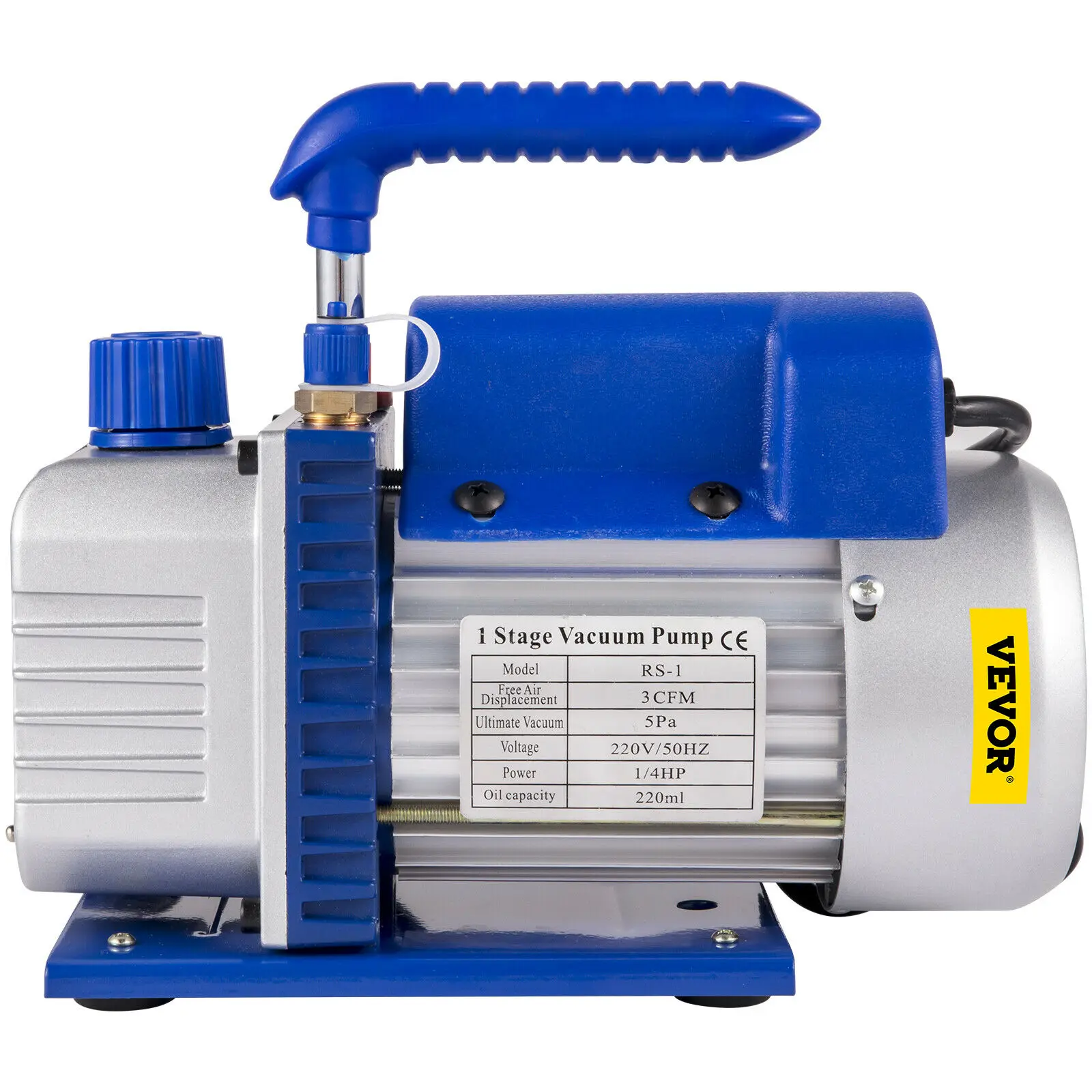 Вакуумная камера 3 галлона и одноступенчатый вакуумный насос 1/4HP 3CFM для удаления