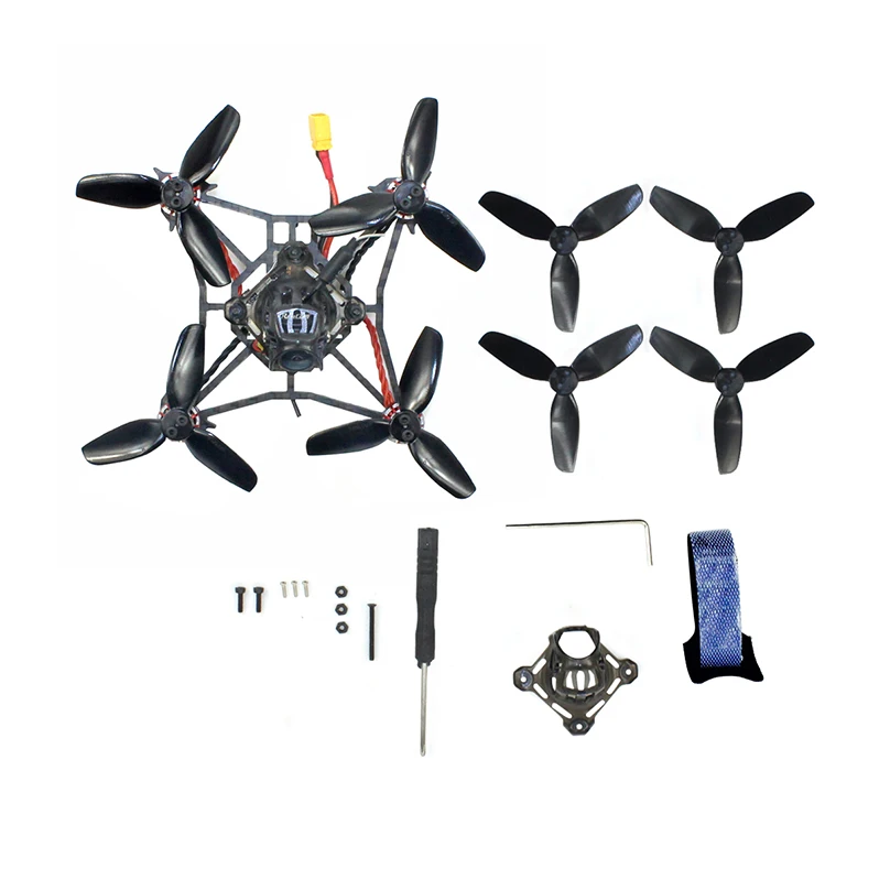 Happymodel Larva X 2-3S 2,5 дюймов бесщеточный FPV гоночный Дрон 100 мм Crazybee F4 PRO V3.0 AIO система управления полётом камеры 25 мВт~ 200 мВт VTX