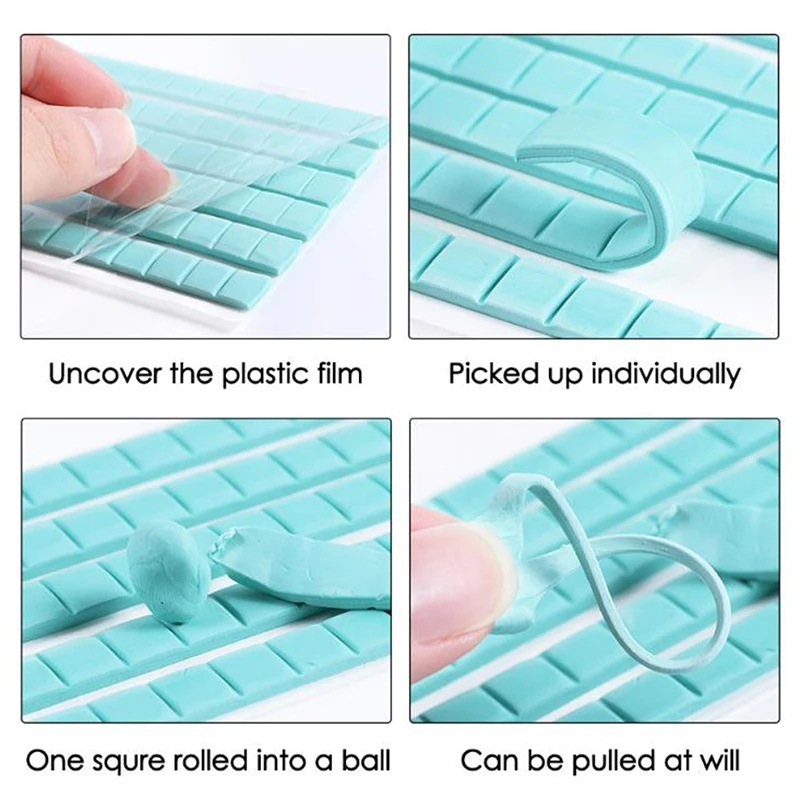 30pcsset reusable fixing clay stick removable glue clay mud for nails tips holder hot sale free global shipping