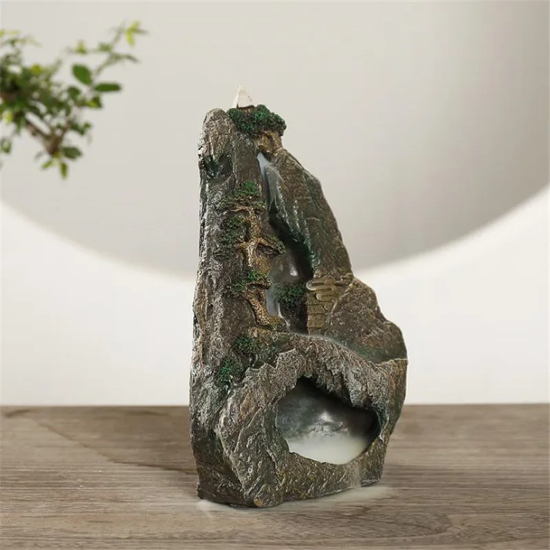 Горелка для благовоний Водопад из смолы креативная лампа ароматерапии домашний