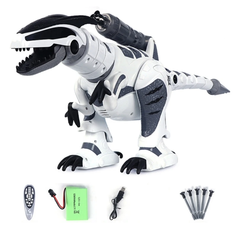 

RC Robot Dinosaur Intelligent Interactive Smart Toy Electronic Remote Control Tyrannosaurus Collectible Model Gift