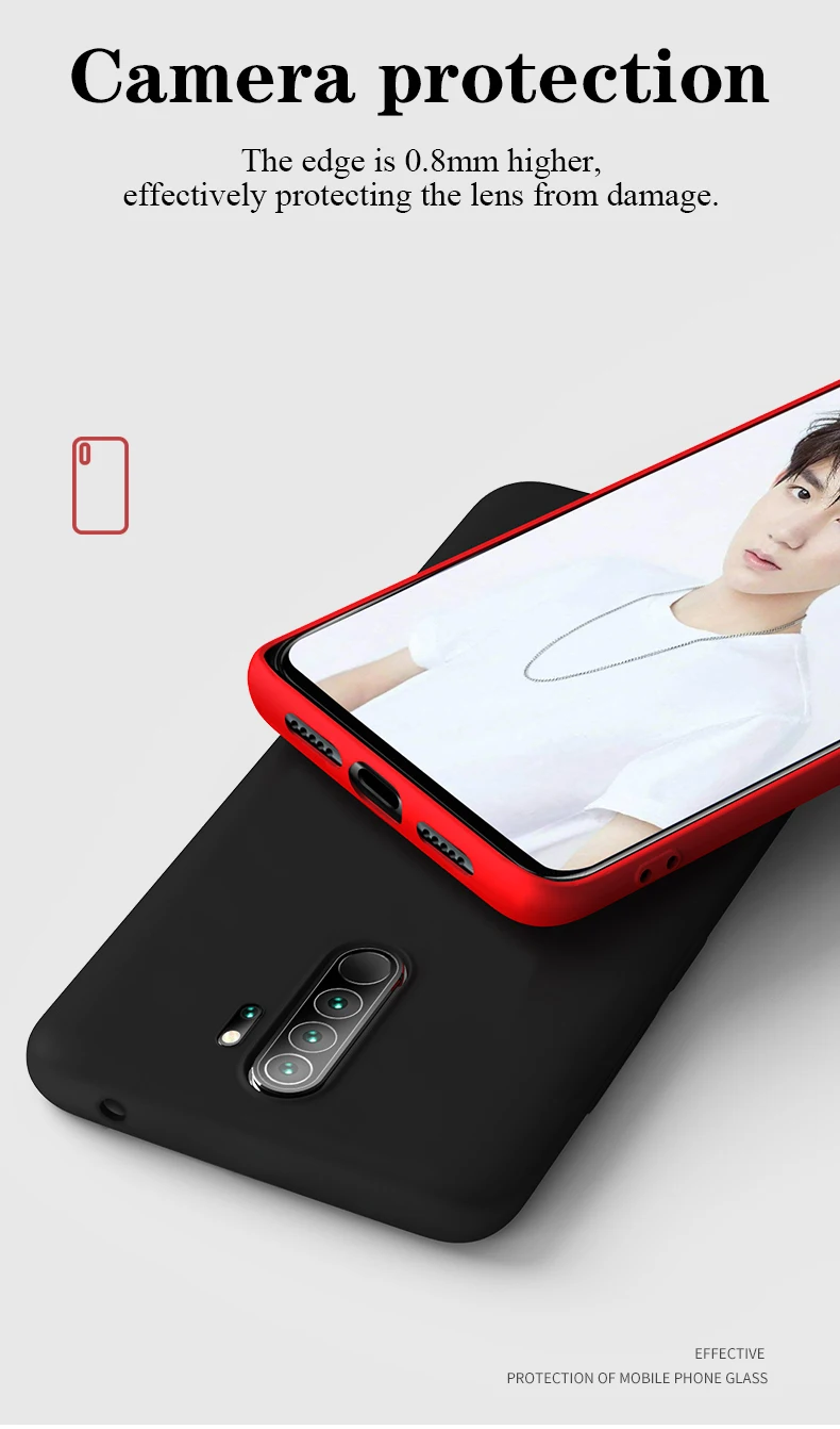 Чехол для Xiao mi Red mi Note 8 Pro mi 9 9t se mi 8 Lite CC9 mi A3 A2 A1 Red mi Note 7 Red mi K20 7A 6A чехол жидкий однотонный TPU