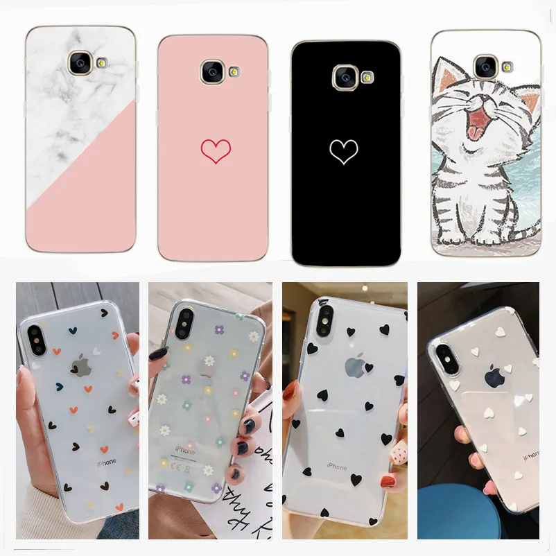 Силиконовый чехол для Samsung Galaxy A5 2017 2016 A520 A510 F 5 2 &quotчехол телефона Fundas J3 J5 Coque |