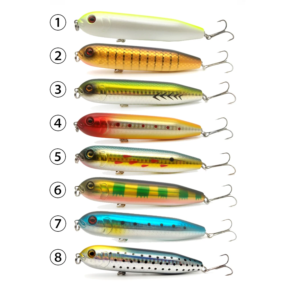 

WATERBOY Pencil SwimBait 10cm 19g Topwater Artificial Hard Lure Saltwater Fishing Tackle Fat Dog Walking Fishing Lure