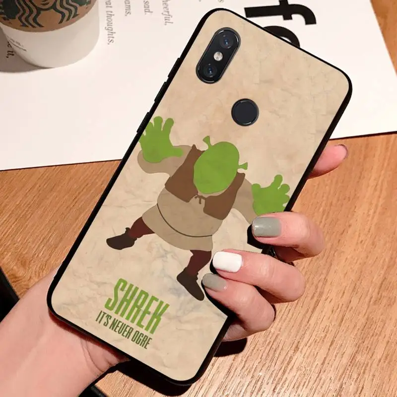 

Cartoon Moive Shrek Phone Cases For Xiaomi Redmi note 7 8 9 t k30 max3 9 s 10 pro lite