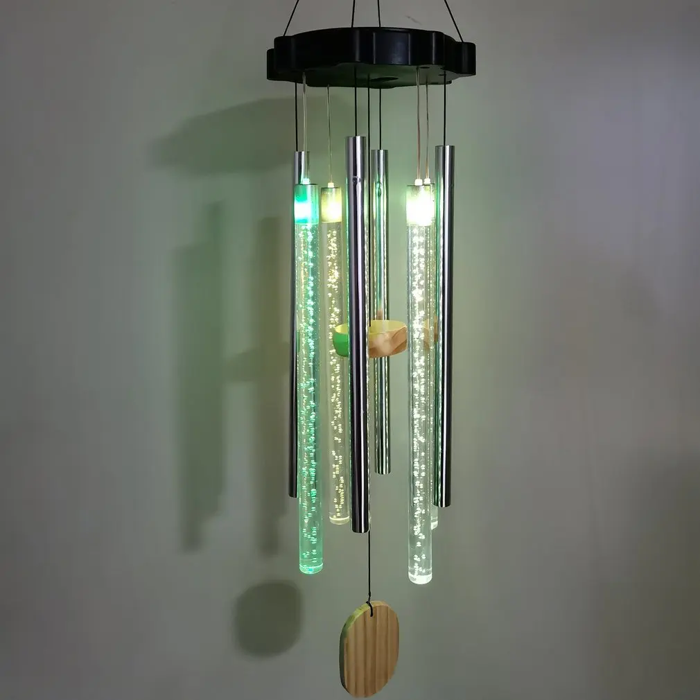 

Solar Changing Wind Chime Color Mobile Light Waterproof LED Wind Chime Colorful Light For Home Party Yard Garden Decoration